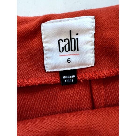 Cabi #3099 Tiered Overlay Pencil Skirt in Turmeric Size 6 - Picture 4 of 5